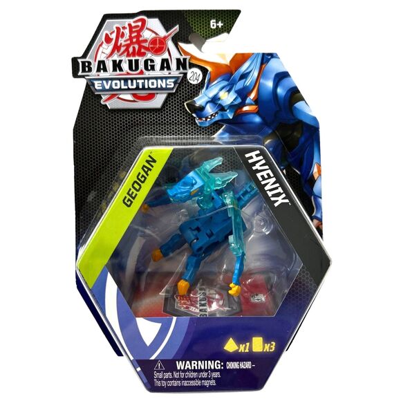Bakugan Evolutions Geogan Hyenix Baku-Action Figure with Cards by Spin Master - Picture 1 of 9